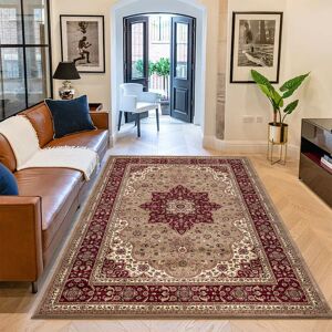 Latitude Vive Aspynn Traditional Carpet Kitchen Hallway Runner Floral Flatweave Beige Rug Rectangle 60 x 110cm Latitude Vive Aspynn Traditional Carpet Kitchen Hallway Runner Floral Flatweave Beige Rug Rectangle 60 x 110cm