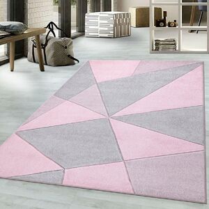 Ivy Bronx Geometric Large Area Rug for Living Room, Bedroom Carpet, Hallway Runner & Kitchen Floor Mat Pink Rectangle 160 x 230cm Ivy Bronx Geometric Large Area Rug for Living Room, Bedroom Carpet, Hallway Runner & Kitchen Floor Mat Pink Rectangle 160 x 230cm