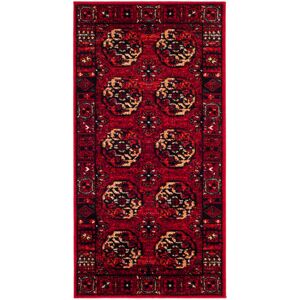 Latitude Vive Wilber Hamadan Power Loom Red Rug Red Rectangle 79 x 152 cm Latitude Vive Wilber Hamadan Power Loom Red Rug Red Rectangle 79 x 152 cm