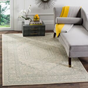 Etta Avenue Lucien Medallion Power Loom Ivory/Slate Rug Cream/Slate Blue Rectangle 122 x 183 cm Etta Avenue Lucien Medallion Power Loom Ivory/Slate Rug Cream/Slate Blue Rectangle 122 x 183 cm