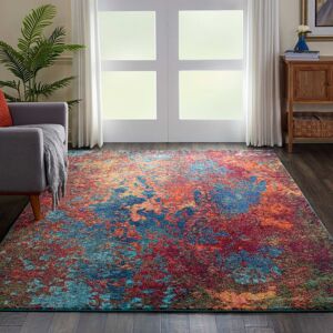 Borough Wharf Abstract Rug, Thick Stain Resistant Graphics Rug, Modern Rug For Bedroom, Living Room, & Dining Room Clear Runner 66 x 229 cm Borough Wharf Abstract Rug, Thick Stain Resistant Graphics Rug, Modern Rug For Bedroom, Living Room, & Dining Room Clear Runner 66 x 229 cm