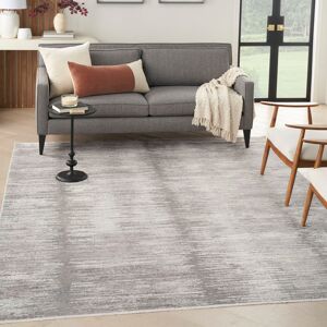 Borough Wharf Zielke Abstract Grey;Ivory Area Rug Grey White Rectangle 300 x 396cm Borough Wharf Zielke Abstract Grey;Ivory Area Rug Grey White Rectangle 300 x 396cm