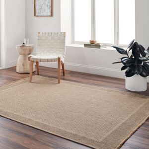 Brayden Studio Ailn Boho Jute-Look Beige Area Rug Brown Rectangle 156 x 207cm Brayden Studio Ailn Boho Jute-Look Beige Area Rug Brown Rectangle 156 x 207cm