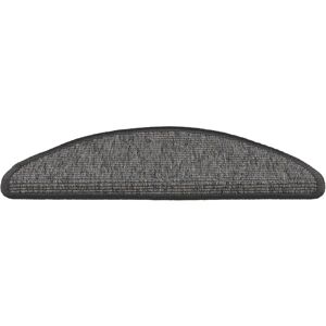 Hykkon Mccormack Self-Adhesive Non-Slip Stair Tread Dark Grey Semi-Circle 17cm x 56cm Hykkon Mccormack Self-Adhesive Non-Slip Stair Tread Dark Grey Semi-Circle 17cm x 56cm