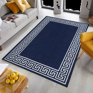 Fairmont Park Non Slip Area Rug Hallway Rug Kitchen Floor Mats Rugs Navy Rectangle 120 x 172 cm Fairmont Park Non Slip Area Rug Hallway Rug Kitchen Floor Mats Rugs Navy Rectangle 120 x 172 cm