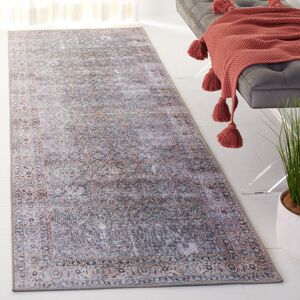 Langley Street Tucson Vintage Look Machine Washable Non-Slip Area Rug in Grey/ Blue Blue;Beige;Green Runner 76 x 244 cm Langley Street Tucson Vintage Look Machine Washable Non-Slip Area Rug in Grey/ Blue Blue;Beige;Green Runner 76 x 244 cm