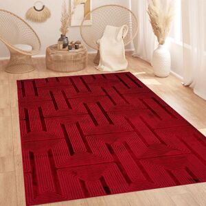 Ivy Bronx Luna Red Geometric Area Rug & Runner – Modern Non-Slip Carpet For Living Room, Bedroom, Hallway & Lounge Soft Durable Floor Mat Red Rectangle 240 x 320 cm Ivy Bronx Luna Red Geometric Area Rug & Runner – Modern Non-Slip Carpet For Living Room, Bedroom, Hallway & Lounge Soft Durable Floor Mat Red Rectangle 240 x 320 cm