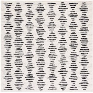 Natur Pur Dunaway Ivory/Black Area Rug Ivory/Black Square 201cm Natur Pur Dunaway Ivory/Black Area Rug Ivory/Black Square 201cm