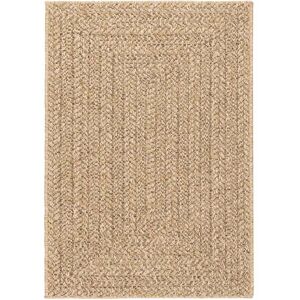House of Hampton Rug ZIZUR Jute Look Indoor and Outdoor Brown Rectangle 160 x 230cm House of Hampton Rug ZIZUR Jute Look Indoor and Outdoor Brown Rectangle 160 x 230cm
