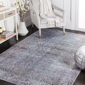 Langley Street Tucson Vintage Look Machine Washable Non-Slip Area Rug in Grey/ Blue Blue;Beige;Green Rectangle 183 x 274 cm Langley Street Tucson Vintage Look Machine Washable Non-Slip Area Rug in Grey/ Blue Blue;Beige;Green Rectangle 183 x 274 cm
