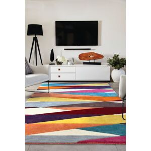Ivy Bronx Abstract Loom Woven Area Rug Red;Yellow;Orange Rectangle 160 x 230cm Ivy Bronx Abstract Loom Woven Area Rug Red;Yellow;Orange Rectangle 160 x 230cm