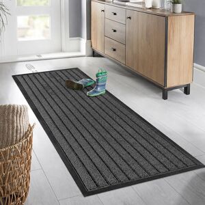 Kensington Heavy Duty PVC Rubber Door Mat – Non-Slip Indoor/Outdoor Entrance, Hallway & Kitchen Floor Mat Grey 80cm W x 300cm L Kensington Heavy Duty PVC Rubber Door Mat – Non-Slip Indoor/Outdoor Entrance, Hallway & Kitchen Floor Mat Grey 80cm W x 300cm L