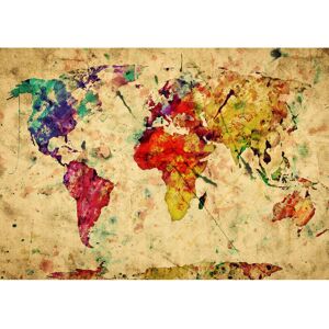 East Urban Home Friedi Machine Woven Yellow/Red Rug Rectangle 90 x 150cm East Urban Home Friedi Machine Woven Yellow/Red Rug Rectangle 90 x 150cm