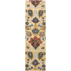 Langley Street Snelson Rug in Gold Multi Gold Runner 69 x 244 cm Langley Street Snelson Rug in Gold Multi Gold Runner 69 x 244 cm