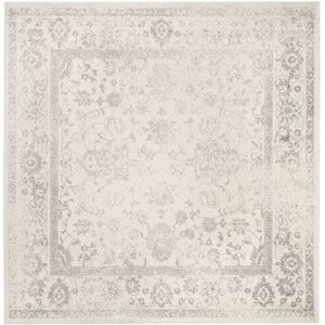 Fleur De Lis Living Espana Hooked Ivory Rug Ivory Square 235cm Fleur De Lis Living Espana Hooked Ivory Rug Ivory Square 235cm