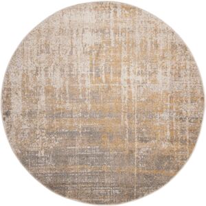 Rio Stonyford Area Rug In Cream & Gold Gold;Cream Round 183cm Rio Stonyford Area Rug In Cream & Gold Gold;Cream Round 183cm