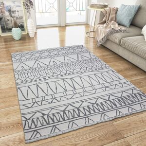 Natur Pur Chanhassen Flatweave Cotton Cream/Gray Rug Cream Rectangle 190 x 290cm Natur Pur Chanhassen Flatweave Cotton Cream/Gray Rug Cream Rectangle 190 x 290cm