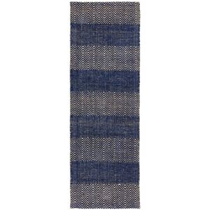 Sol 27 Outdoor Aaisha Jute Flatweave Navy Rug Navy Runner 66 x 200cm Sol 27 Outdoor Aaisha Jute Flatweave Navy Rug Navy Runner 66 x 200cm