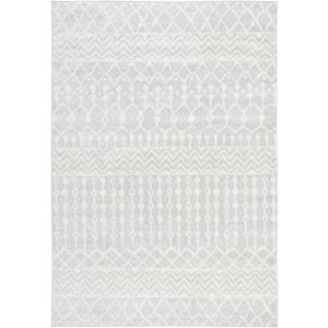 Gracie Oaks Oneridge Geometric Light Grey Area Rug Light Grey Rectangle 160 x 229 cm Gracie Oaks Oneridge Geometric Light Grey Area Rug Light Grey Rectangle 160 x 229 cm