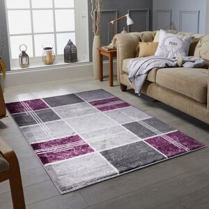 17 Stories Castelllanos Dhurrie Voilet Rug Purple Rectangle 160 x 230cm 17 Stories Castelllanos Dhurrie Voilet Rug Purple Rectangle 160 x 230cm