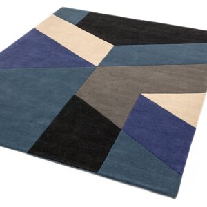 Corrigan Studio Leonidas Tufted Wool Blue Rug Blue Rectangle 160 x 230cm Corrigan Studio Leonidas Tufted Wool Blue Rug Blue Rectangle 160 x 230cm