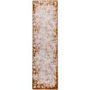 Rio Abrienne Soft Shiny Border Orange/Grey Rug Orange Runner 66 x 240cm Rio Abrienne Soft Shiny Border Orange/Grey Rug Orange Runner 66 x 240cm