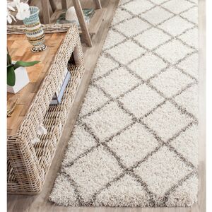 Safavieh Hudson Looped/Hooked Ivory/Grey Rug Ivory/Grey Runner 69 x 183 cm/Plush 5cm Safavieh Hudson Looped/Hooked Ivory/Grey Rug Ivory/Grey Runner 69 x 183 cm/Plush 5cm