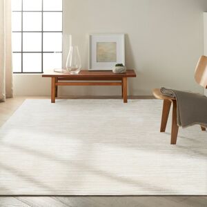 Calvin Klein CK010 LINEAR Solid Colour;Striped Handmade Ivory Area Rug Ivory Rectangle 259 x 351cm Calvin Klein CK010 LINEAR Solid Colour;Striped Handmade Ivory Area Rug Ivory Rectangle 259 x 351cm
