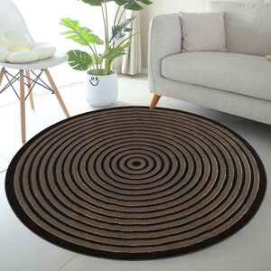 Brayden Studio Modern Large Area Rugs Long Hallway Runner Living Room Bedroom Carpet Floor Mats Black Round 170 cm Brayden Studio Modern Large Area Rugs Long Hallway Runner Living Room Bedroom Carpet Floor Mats Black Round 170 cm