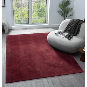 17 Stories Taeler Washable Modern Living Room Rug Polyester Plain - Anti-Slip Felt Backing Carpet Bedroom-Hallway, Red Red Rectangle 160 x 220 cm 17 Stories Taeler Washable Modern Living Room Rug Polyester Plain - Anti-Slip Felt Backing Carpet Bedroom-Hallway, Red Red Rectangle 160 x 220 cm