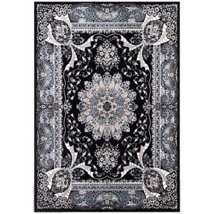 Latitude Vive Positano Black Area Rug Black Rectangle 80 x 150cm Latitude Vive Positano Black Area Rug Black Rectangle 80 x 150cm