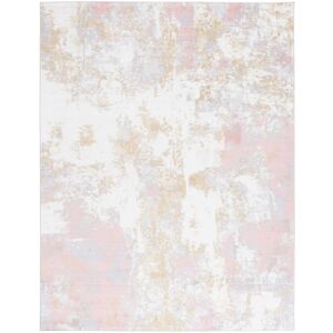 Ivy Bronx Bayside Mirage Machine Washable Non-Slip Area Rug in Pink & White Rectangle 201 x 274 cm Ivy Bronx Bayside Mirage Machine Washable Non-Slip Area Rug in Pink & White Rectangle 201 x 274 cm