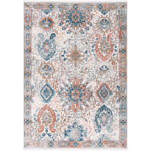 Bloomsbury Market Talamantes Looped/Hooked Ivory/Green/Orange Rug Ivory/Green/Orange Rectangle 122 x 183 cm Bloomsbury Market Talamantes Looped/Hooked Ivory/Green/Orange Rug Ivory/Green/Orange Rectangle 122 x 183 cm