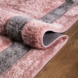 Fairmont Park New Modern Large Shaggy Rugs Hallway Runner Living Room Bedroom Carpet Floor Mat Pink 120cm W X 170cm L Fairmont Park New Modern Large Shaggy Rugs Hallway Runner Living Room Bedroom Carpet Floor Mat Pink 120cm W X 170cm L