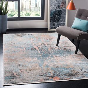 Bloomsbury Market Izquierdo Hooked Blue Rug Blue Rectangle 160 x 229 cm Bloomsbury Market Izquierdo Hooked Blue Rug Blue Rectangle 160 x 229 cm