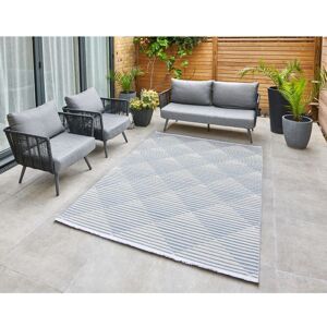 Isabelline Humphrey Jazz Tufted Blue Indoor/Outdoor Rug Blue Rectangle 160 x 220cm Isabelline Humphrey Jazz Tufted Blue Indoor/Outdoor Rug Blue Rectangle 160 x 220cm