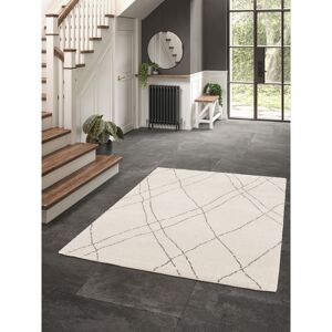 Isabelline Sunglow Geometric Beige Rug Black;Cream;Black;Cream Rectangle 200 x 290cm Isabelline Sunglow Geometric Beige Rug Black;Cream;Black;Cream Rectangle 200 x 290cm