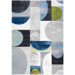 Metro Parkes Graphic Power Loom Grey/Blue Rug Grey/Blue Rectangle 79 x 152 cm Metro Parkes Graphic Power Loom Grey/Blue Rug Grey/Blue Rectangle 79 x 152 cm