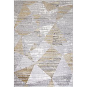 Etta Avenue Diane Blocks Flatweave Gold/Silver Rug Gold/Silver Rectangle 200 x 290cm Etta Avenue Diane Blocks Flatweave Gold/Silver Rug Gold/Silver Rectangle 200 x 290cm