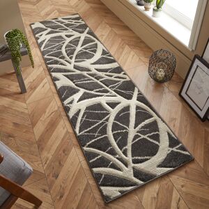 Wade Logan Jenner Tufted Charcoal/Ivory Rug Charcoal/Ivory Runner 60 x 230cm Wade Logan Jenner Tufted Charcoal/Ivory Rug Charcoal/Ivory Runner 60 x 230cm