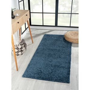 17 Stories Shaggy Lush Dark Blue Rug Blue Runner 80 x 200cm 17 Stories Shaggy Lush Dark Blue Rug Blue Runner 80 x 200cm