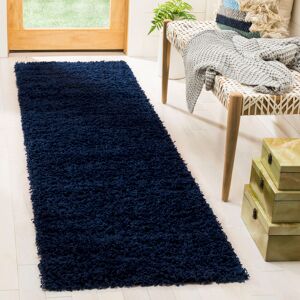 Ebern Designs Aubreah Solid Colour Navy Area Rug Navy Runner 69 x 244 cm Ebern Designs Aubreah Solid Colour Navy Area Rug Navy Runner 69 x 244 cm