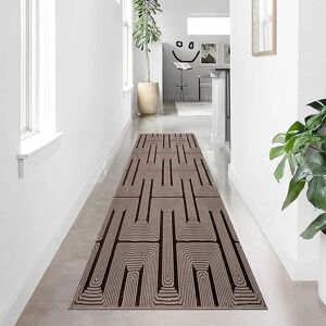 Latitude Run New Stylish Geometric Area Rug Abstract Textured Carpet For Living Room Bedroom Special Size Long Hallway Floor Mats Small Door Mats Brown Runner 60 x 300 cm Latitude Run New Stylish Geometric Area Rug Abstract Textured Carpet For Living Room Bedroom Special Size Long Hallway Floor Mats Small Door Mats Brown Runner 60 x 300 cm