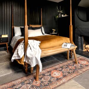 Kukoon Machine Washable Navy Terra Traditional Persian Style Distressed Living Room Area Rug Blue,Brown Runner 60 x 240cm Kukoon Machine Washable Navy Terra Traditional Persian Style Distressed Living Room Area Rug Blue,Brown Runner 60 x 240cm