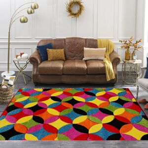 East Urban Home Leonidis Flatweave Yellow/Red/Black/Green Rug Rectangle 80 x 150cm East Urban Home Leonidis Flatweave Yellow/Red/Black/Green Rug Rectangle 80 x 150cm