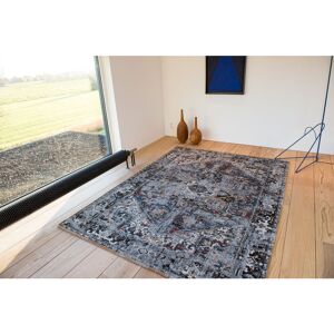 Louis de Poortere Antiquarian Antique Heriz Divan Blue - Rug Louis de Poortere Antiquarian Antique Heriz Divan Blue - Rug