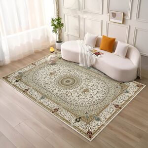 Langley Street Alma Vintage Look Shag Area Rug Willow Beige Rectangle 120 x 170 cm Langley Street Alma Vintage Look Shag Area Rug Willow Beige Rectangle 120 x 170 cm