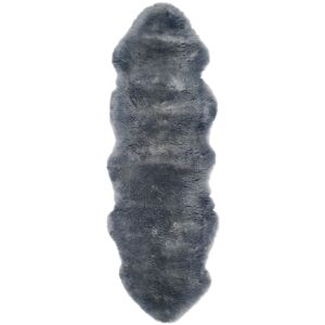 Mercer41 Sheepskin Steel Blue Rug Runner 61 x 183 cm Mercer41 Sheepskin Steel Blue Rug Runner 61 x 183 cm
