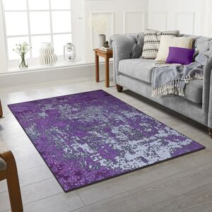 Borough Wharf Abryelle Abstract Machine Woven Violet Area Rug Purple Rectangle 200 x 290cm Borough Wharf Abryelle Abstract Machine Woven Violet Area Rug Purple Rectangle 200 x 290cm