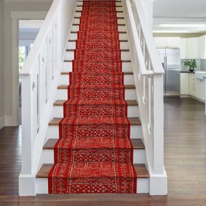 Bloomsbury Market Bansil Tufted Red Rug Red;Red Runner 780cm x 80cm Bloomsbury Market Bansil Tufted Red Rug Red;Red Runner 780cm x 80cm
